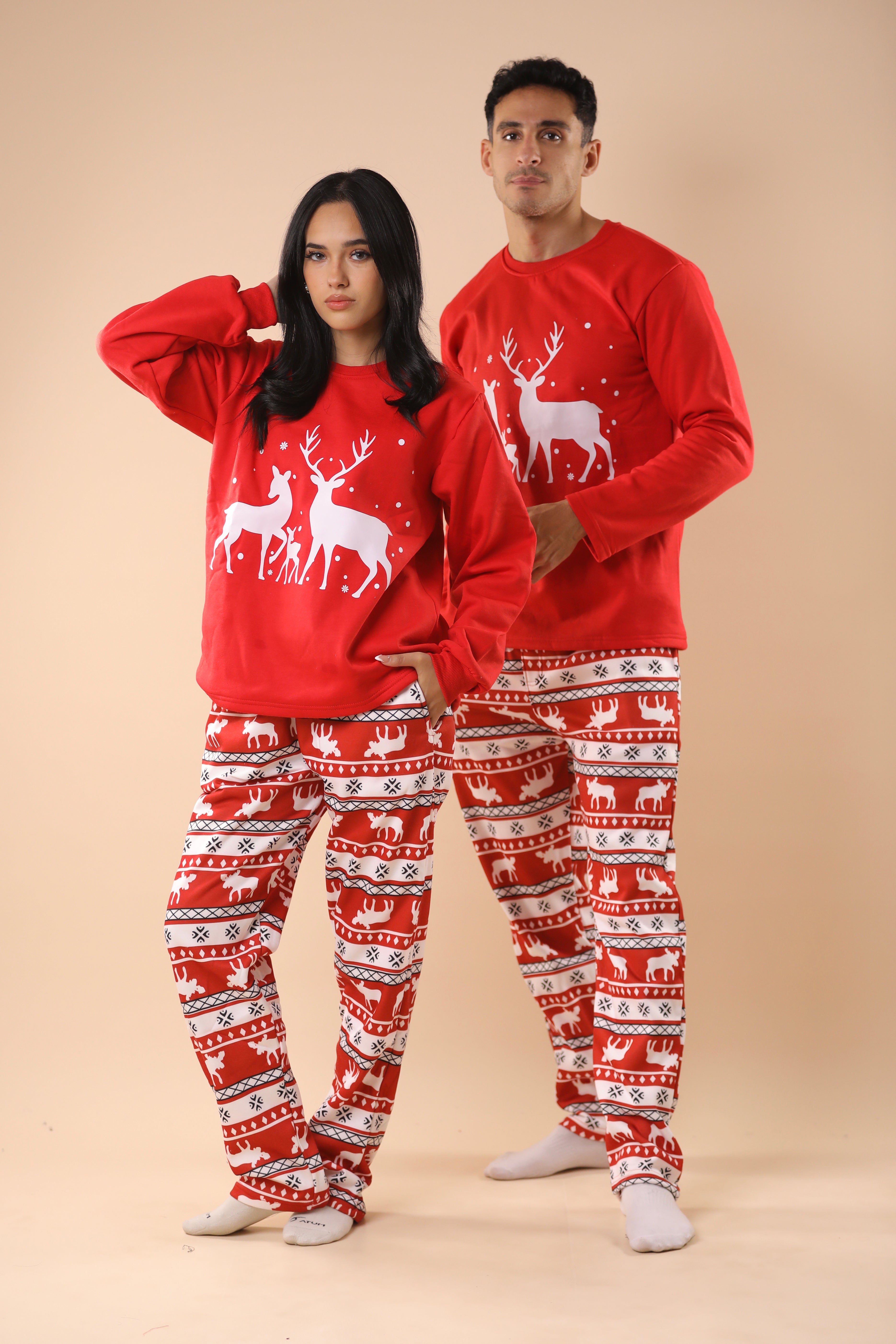 Christmas Reindeer Printed PJs