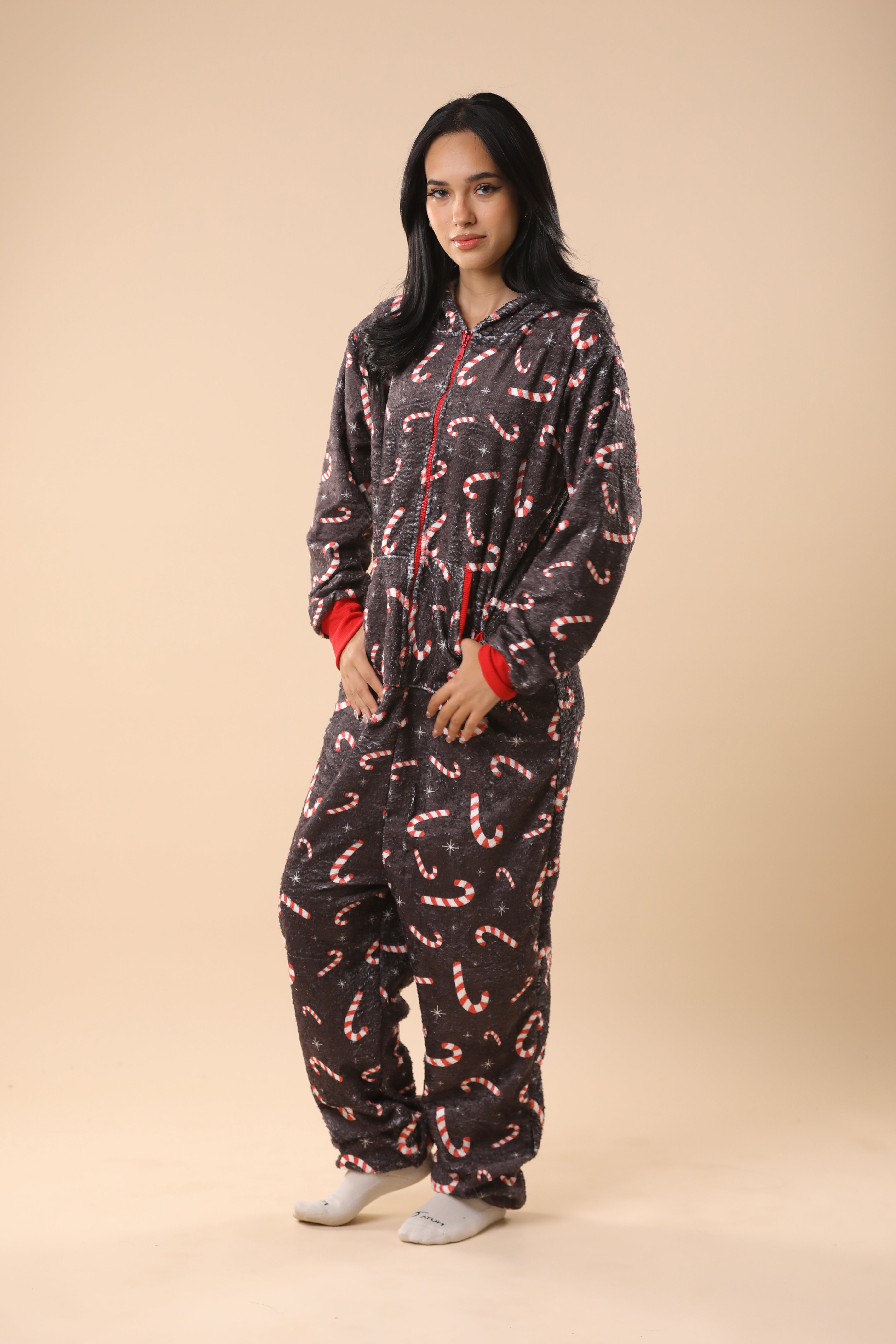 Christmas Candy Canes Onesie