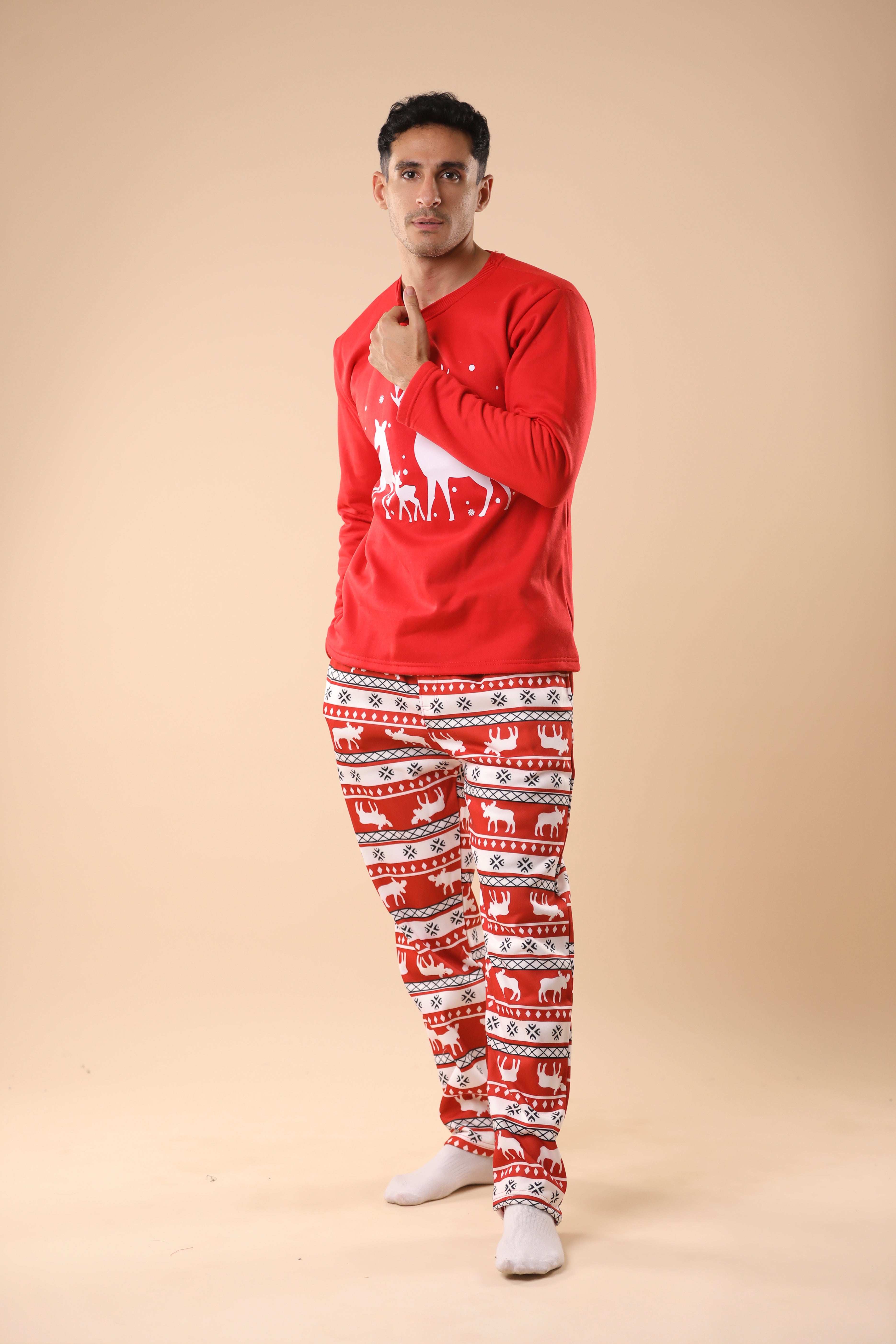 Christmas Reindeer Printed PJs