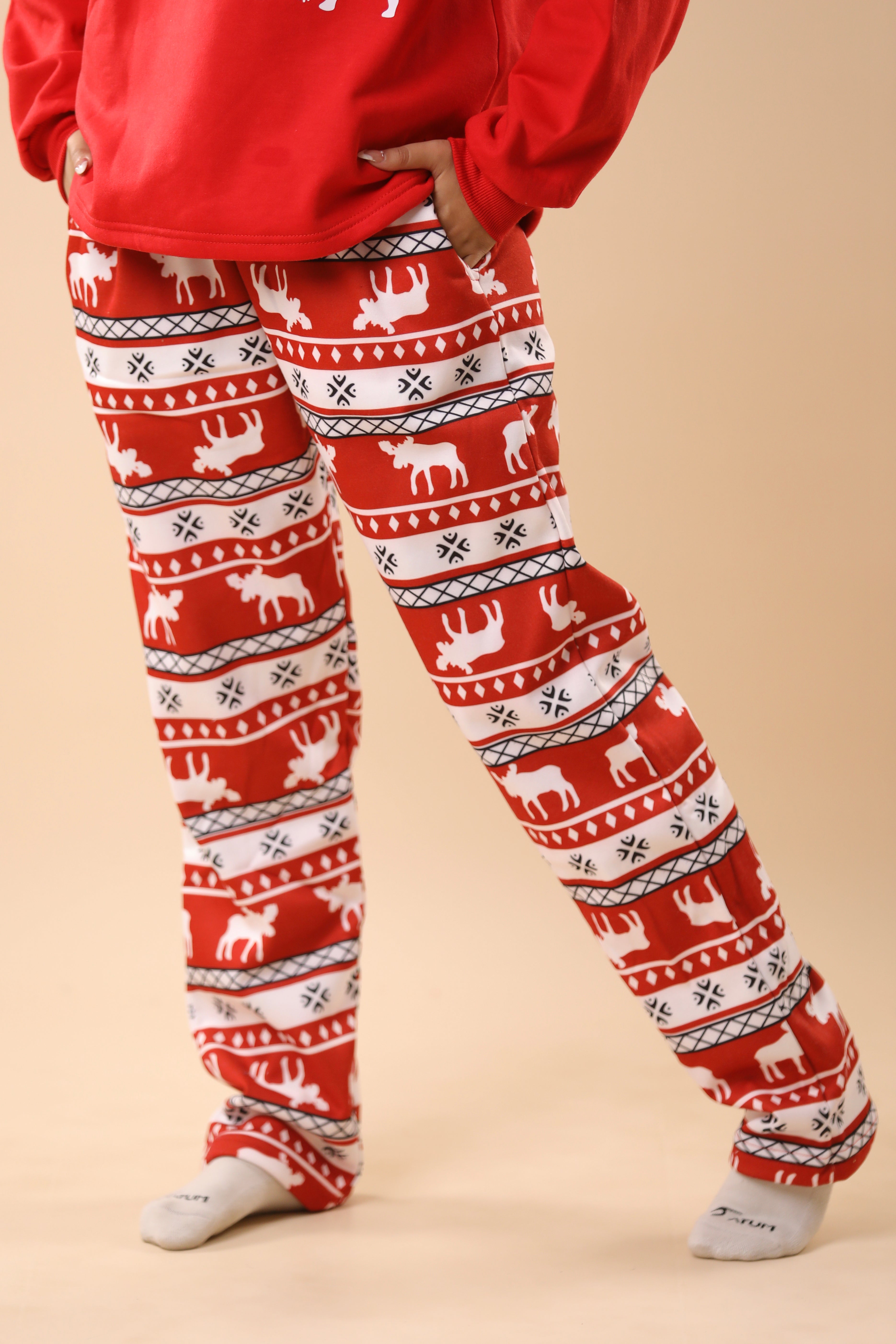 Christmas Reindeer Printed PJs