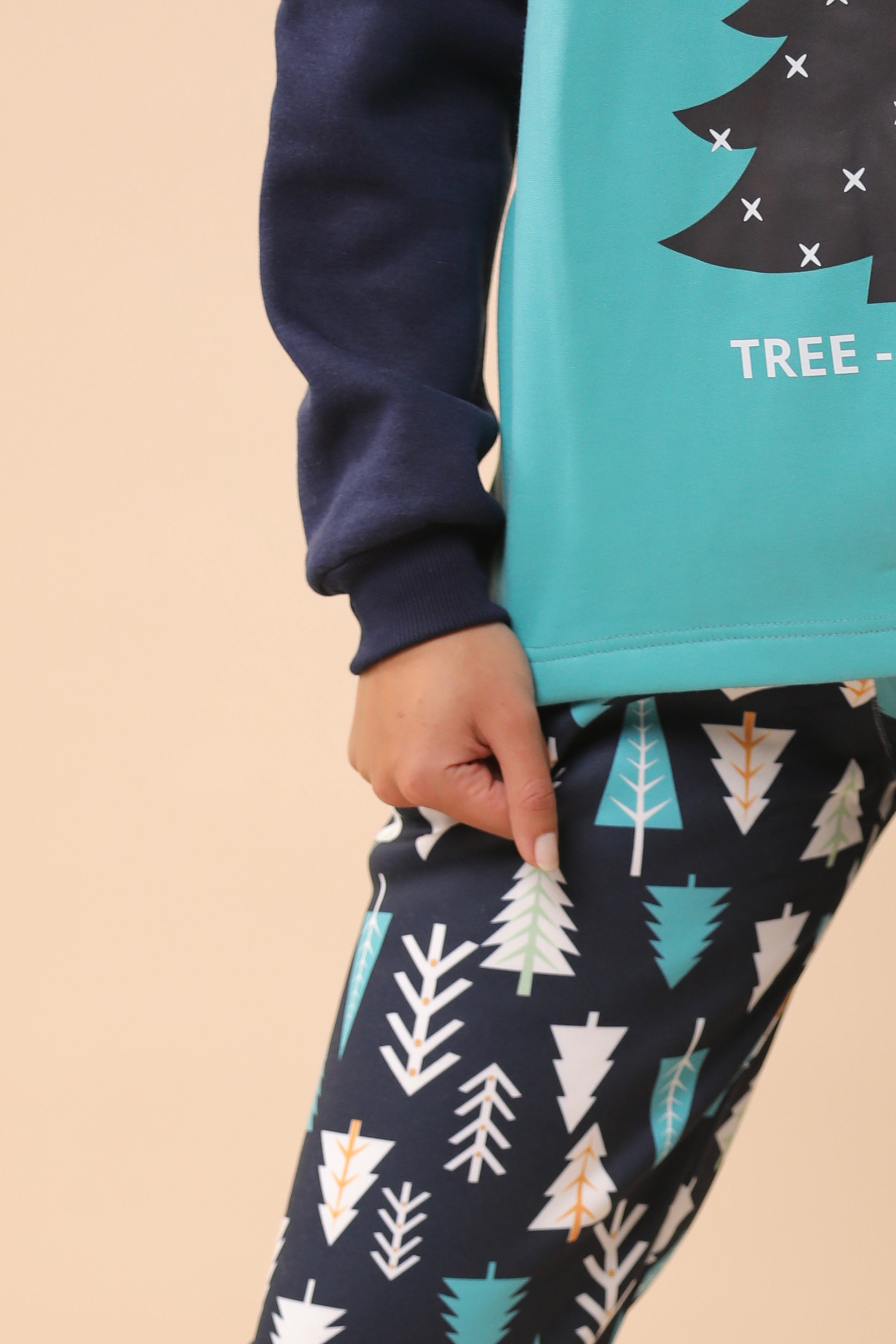 Christmas Tree Printed PJs