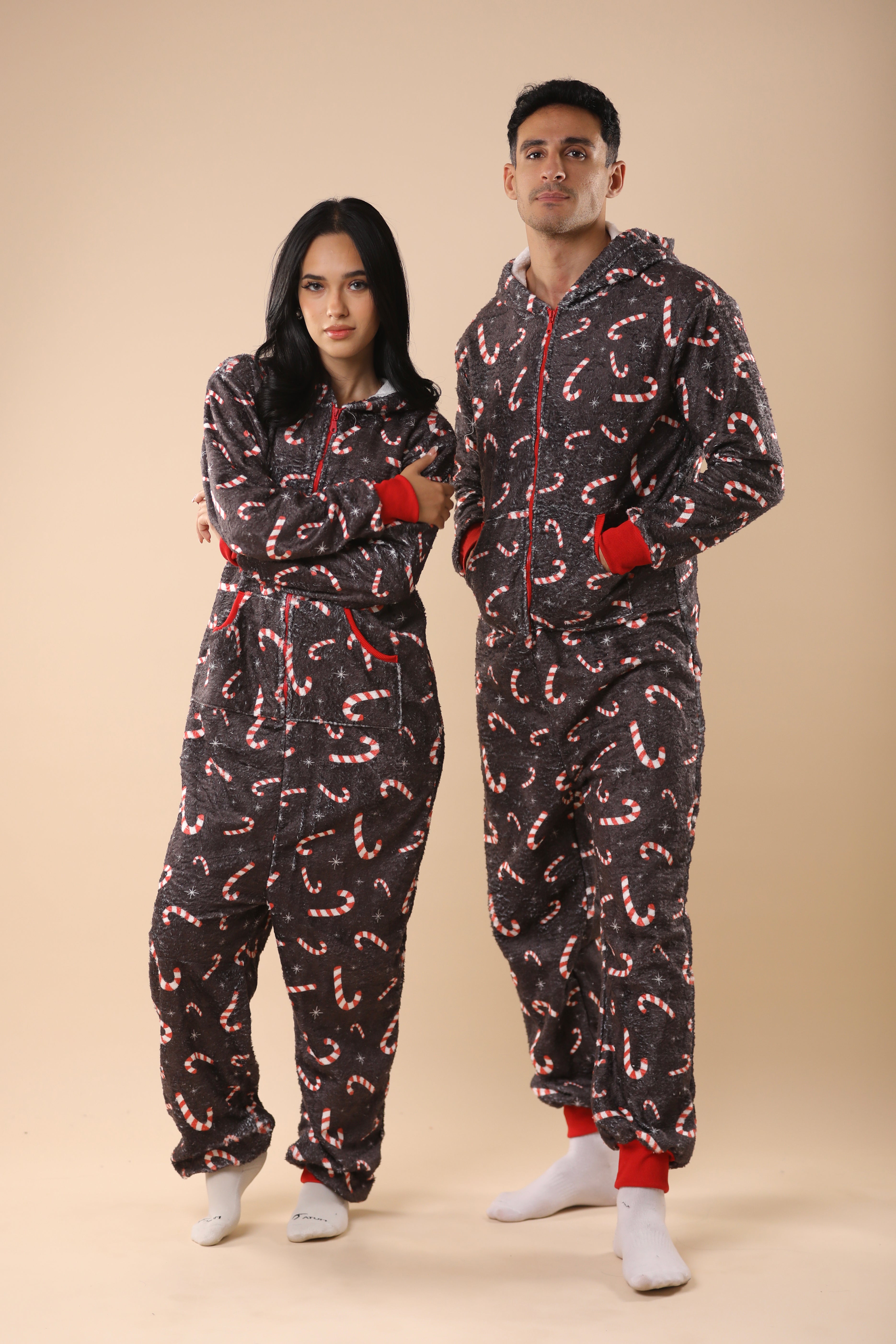 Christmas Candy Canes Onesie