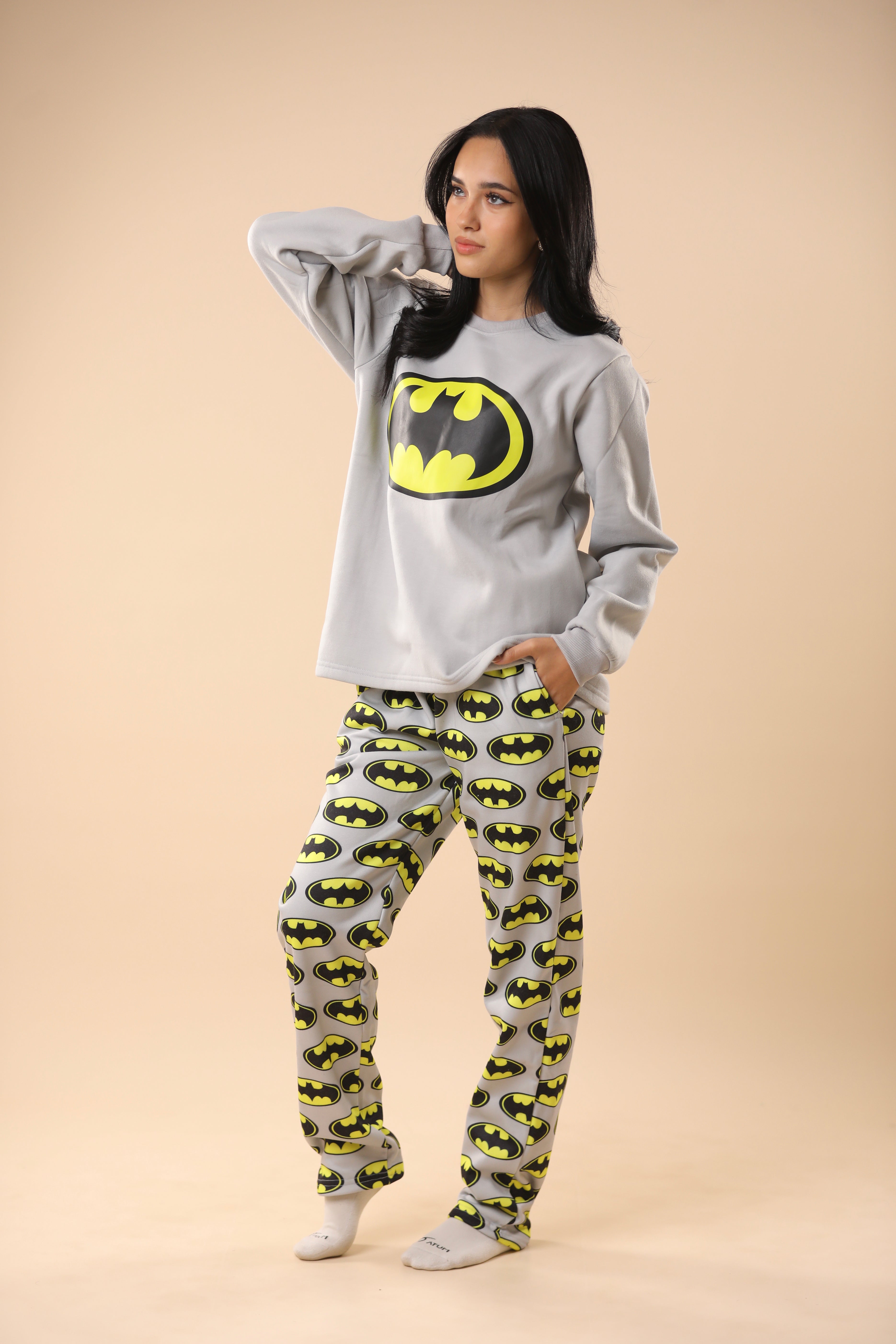 Batman Printed PJs Couple Set