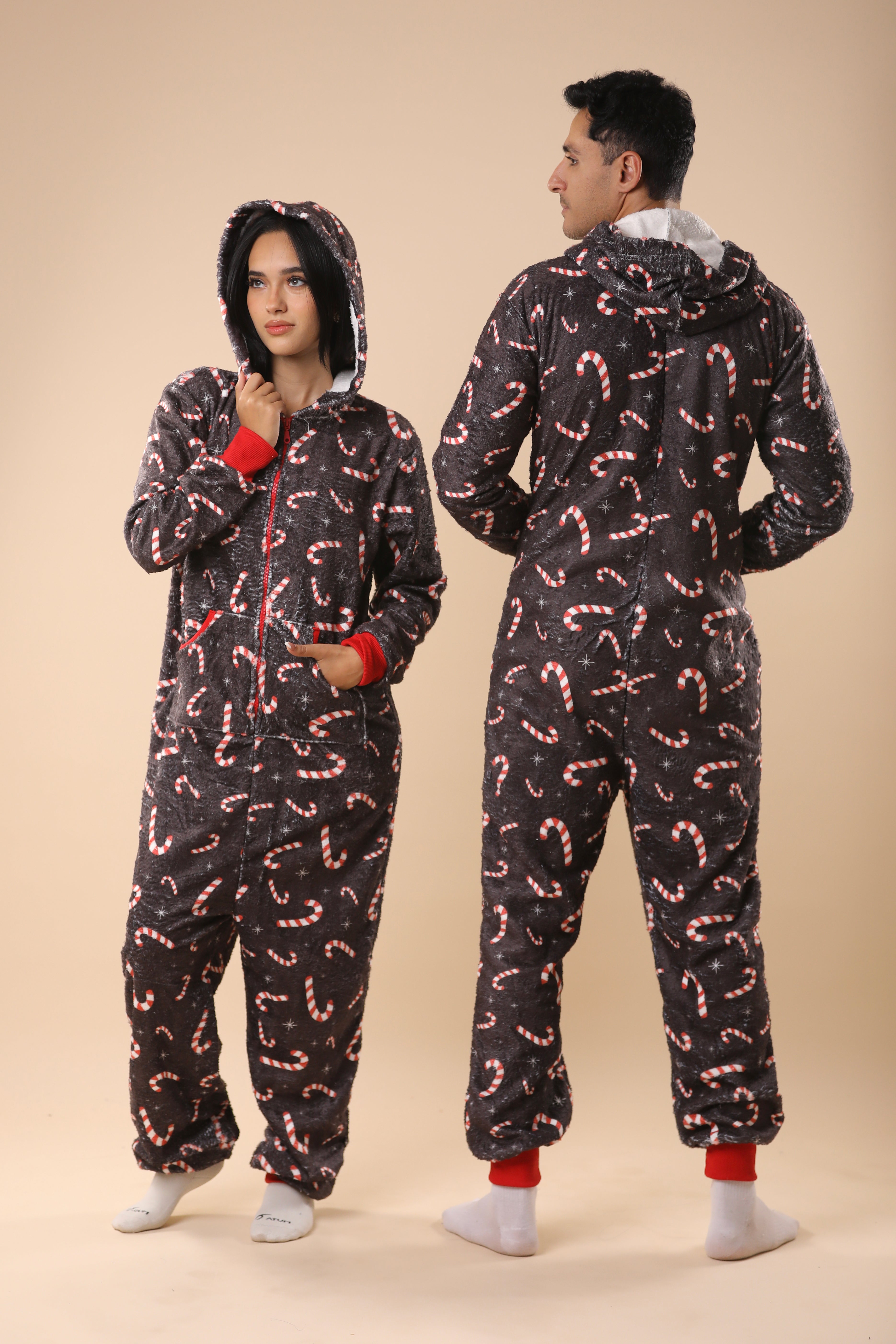 Christmas Candy Canes Onesie