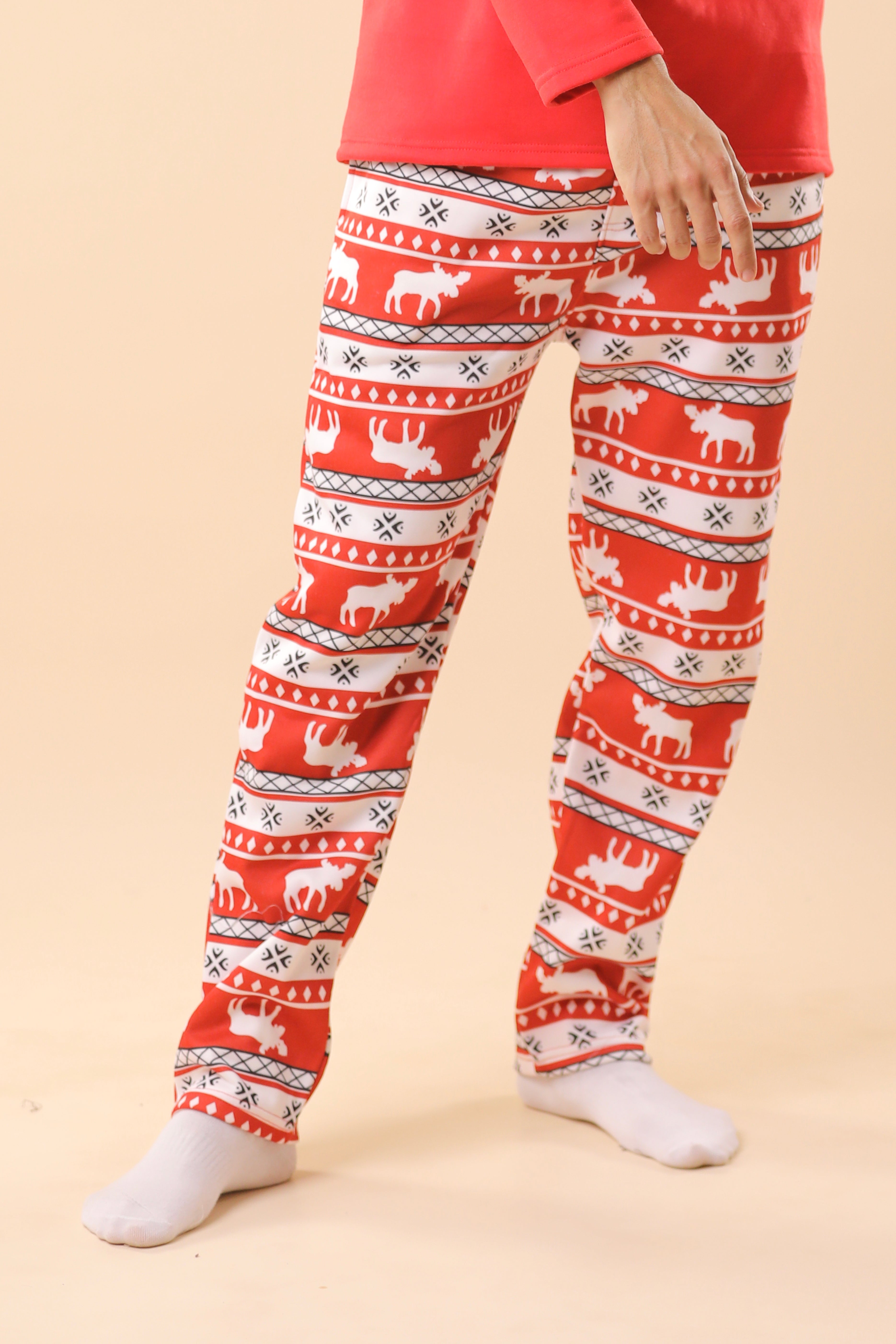 Christmas Reindeer Printed PJs