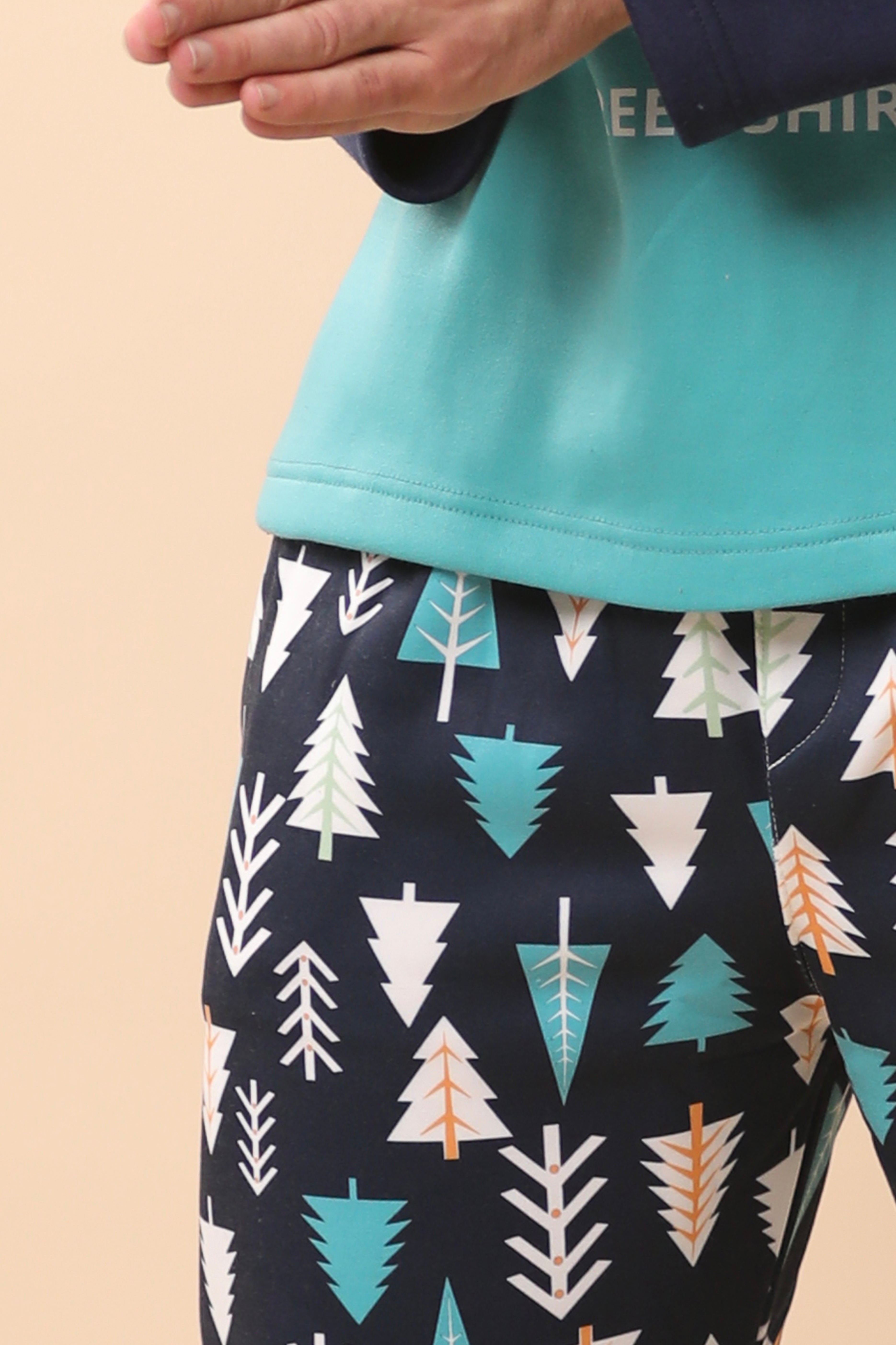 Christmas Tree Printed PJs